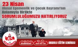 AES; Cumhuriyetimizin temellerinin atıldığı bu gün, ulusal egemenliğimizin en güçlü sembolüdür