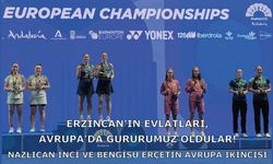 Nazlıcan İnci ve Bengisu Erçetin Avrupa İkincisi