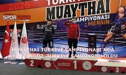 Muaythai Türkiye Şampiyonası'nda Ayaz Cingöz, Türkiye şampiyonu oldu