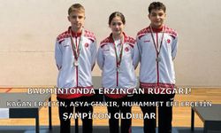 Kağan Erçetin, Asya Çınkır, Muhammet Efe Erçetin Şampiyon Oldular