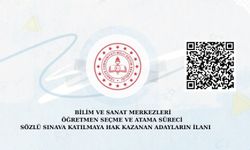 BİLSEM Öğretmen Seçme ve Atama Kılavuzu" kapsamında, sözlü sınava katılmaya hak kazanan adaylar
