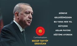 Göreve geldiğimizden bu yana her yıl bütçede aslan payını eğitime ayırdık