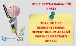 Türk Dili Ve Edebiyatı Dersi Mevcut Durum Analizi Öğrenci Ve Öğretmen Anketi