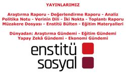 Enstitü Sosyal Yayınları