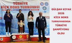 Gülşah Kıyak, 2026 Kick Boks turnuvasında Türkiye Şampiyonu oldu