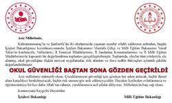 Okulların çevresinde güvenlik artırılacak, erken uyarı mekanizmaları güçlendirilecek