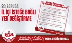 20 Soruda 2026 Öğretmenlerin İl İçi İsteğe Bağlı Yer Değiştirme Duyurusu