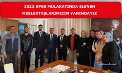 2023 KPSS mülakatında elenen meslektaşlarımızın yanındayız