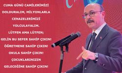 Gelin bu sefer sahip çıkın! Öğretmene sahip çıkın! Okula sahip çıkın! Çocuklarınızın geleceğine sahip çıkın!