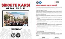 EĞİTİM-BİR-SEN ve| TÜRK EĞİTİM-SEN ŞİDDETE KARŞI ORTAK BİLDİRİ YAYIMLADI