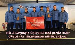 Milli Savunma Üniversitesi Deniz Harp Okulu yat takımından büyük başarı