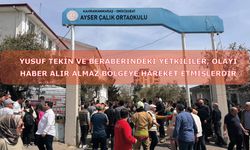 Millî Eğitim Bakanımız Sayın Yusuf Tekin ve beraberindeki yetkililer, olayı haber alır almaz bölgeye hareket etmişlerdir