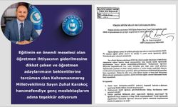 Eğitimin en önemli meselesi olan öğretmen ihtiyacının giderilmesine dikkat çeken soru önergesi