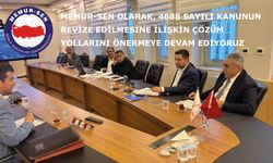 Memur-Sen olarak, 4688 sayılı Kanunun Revize Edilmesine İlişkin çözüm yollarını önermeye devam ediyoruz