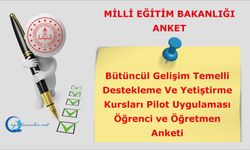 Bütüncül Gelişim Temelli Destekleme Ve Yetiştirme Kursları Pilot Uygulaması Öğrenci ve Öğretmen Anketi