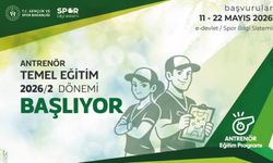 2026 yılının İkinci Antrenör Temel Eğitim Programı başvuruları başlıyor!