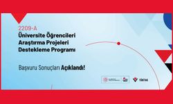 2209-A Üniversite Öğrencileri Araştırma Projeleri Destekleme Programı Başvuru Sonuçları Açıklandı