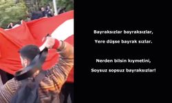 Bayraksızlar bayraksızlar, Yere düşse bayrak sızlar. Nerden bilsin kıymetini, Soysuz sopsuz bayraksızlar!