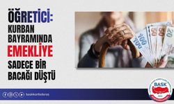 Kurban Bayramında Emekliye Kurbanın Sadece Bir Bacağı Düştü
