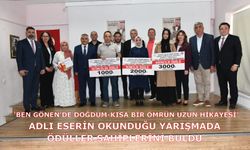 'Ben Gönen'de Doğdum-Kısa Bir Ömrün Uzun Hikayesi' adlı eserin okunduğu yarışmada ödüller sahiplerini buldu