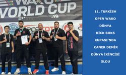11. Turkish Open WAKO Dünya  Kick Boks Kupası’nda Caner Demir Dünya İkincisi Oldu