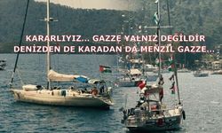 Kararlıyız… Gazze yalnız değildir. Denizden de karadan da menzil Gazze…