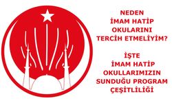 İmam hatip okullarımızın sunduğu program çeşitliliği
