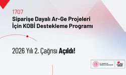 1707 Sipariş Ar-Ge 2026-2 Çağrısı Açıldı