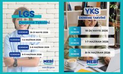 YKS Türkiye Geneli Deneme Takvimi ve  LGS Türkiye Geneli Deneme Takvimi