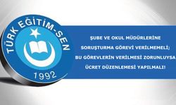 Şube Ve Okul Müdürlerine Soruşturma Görevi Verilmemelidir