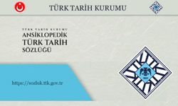 Türk Tarih Kurumu Ansiklopedik Türk Tarih Sözlüğü
