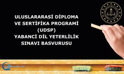 Uluslararasi Diploma ve Sertifika Programi (UDSP) Yabanci Dil Yeterlilik Sinavi Basvurusu