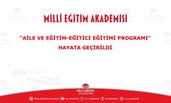 "Aile ve Eğitim-Eğitici Eğitimi Programı" hayata geçirildi