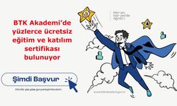 BTK Akademi’de yüzlerce ücretsiz eğitim ve katılım sertifikası bulunuyor