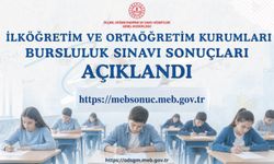 İlköğretim ve Ortaöğretim Kurumları Bursluluk Sınavı Sonuçları Açıklandı