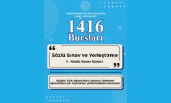 1416 Bursları - Sözlü Sınav Süreci