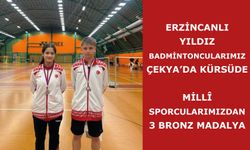Erzincanlı Yıldız Badmintoncularımız Çekya’da Kürsüde: Millî Sporcularımızdan 3 Bronz Madalya