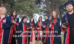 Diplomalarıyla birlikte işlerini de ellerine aldılar