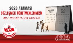 2023 ATAMASI SÖZLEŞME ÖĞRETMENLERİMİZİN AİLE HASRETİ SON BULSUN !!!