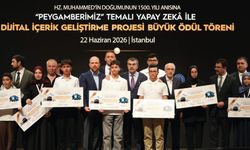 Peygamberimiz” Temalı Yapay Zekâ ile Dijital İçerik Geliştirme Projesi Büyük Ödül Töreni