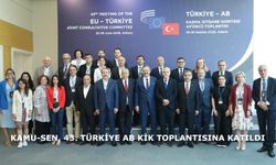 43.AB-KİK Toplantısı, ortak deklarasyonun kabul edilmesiyle tamamlandı