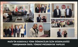 MAİV’İN KOSOVALI TÜRK ÖĞRENCİLER İÇİN DÜZENLEDİĞİ YARIŞMANIN ÖDÜL TÖRENİ PRİZREN’DE YAPILDI