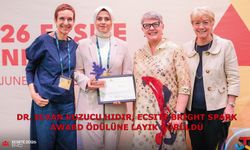 Dr. Elvan Kuzucu Hıdır, ECSITE Bright Spark Award Ödülüne Layık Görüldü
