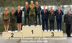 CISM Avrupa Bölgesel Atış Şampiyonasından ödüllerlle döndük
