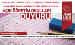 3. DÖNEM E-SINAVLARI İÇİN SINAV GİRİŞ BELGELERİ ÖĞRENCİLERİN ERİŞİMİNE AÇILDI