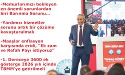 KAMU PERSONELİNİN SORUNLARI DAHA FAZLA ÖTELENMEMELİ