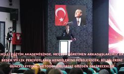Millî Eğitim Akademisinde, mevcut öğretmen arkadaşlarımız da beşer yıllık periyotlarla kendilerini yenileyecekler