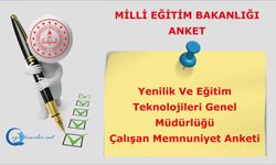 Yenilik Ve Eğitim Teknolojileri Genel Müdürlüğü Çalışan Memnuniyet Anketi