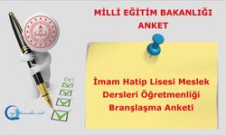 İmam Hatip Lisesi Meslek Dersleri Öğretmenliği Branşlaşma Anketi
