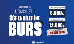 Lisansüstü Araştırmalara Memur-Sen’den Burs Desteği Yeni Dönem Başvuruları Başlıyor!